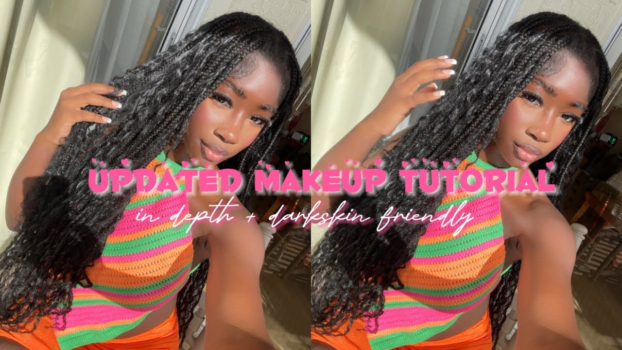 updated makeup tutorial ☆ *darkskin friendly* | emelia