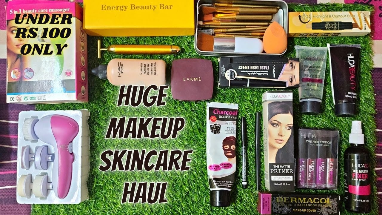 MEESHO *Cheapest* Makeup under Rs.199 |Meesho makeup haul | face massager kit & energy beauty bar