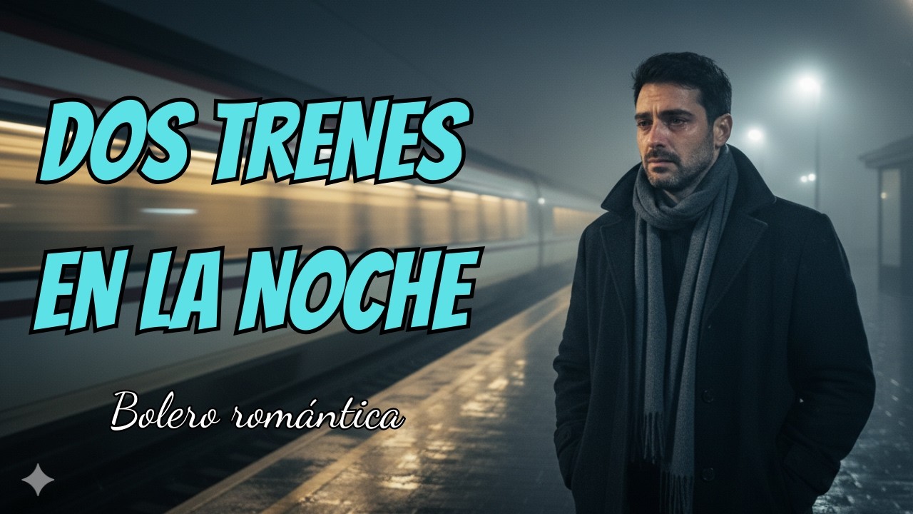 Dos Trenes en la Noche | Bolero Romántico (Voz Masculina) #bolero #musica #boleroromantico #music