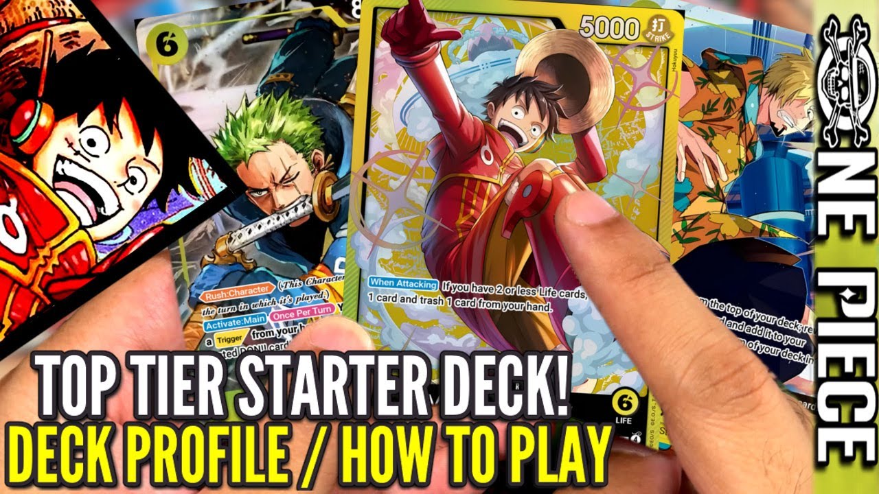 Описание колоды с Жёлтым Луффи и правила игры (ST29/OP14/EB03) | One Piece TCG