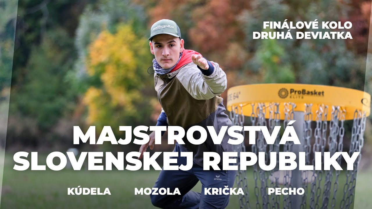 Majstrovstvá Slovenskej republiky v discgolfe 2025 - Smolenice | finálové kolo druhá deviatka