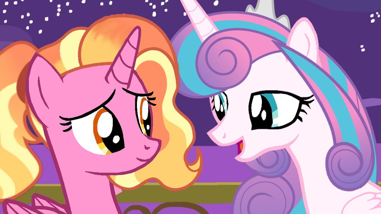 Mlp Speedpaint Of Flurry heart and Luster Dawn (Base Edit)