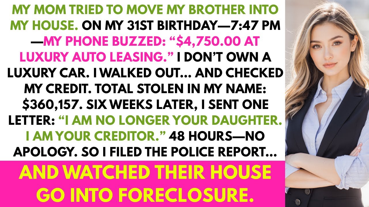 My Mom Disowned Me on My Birthday—Then I Found $360K Debt in My Name… I Hired a Forensic Accountant