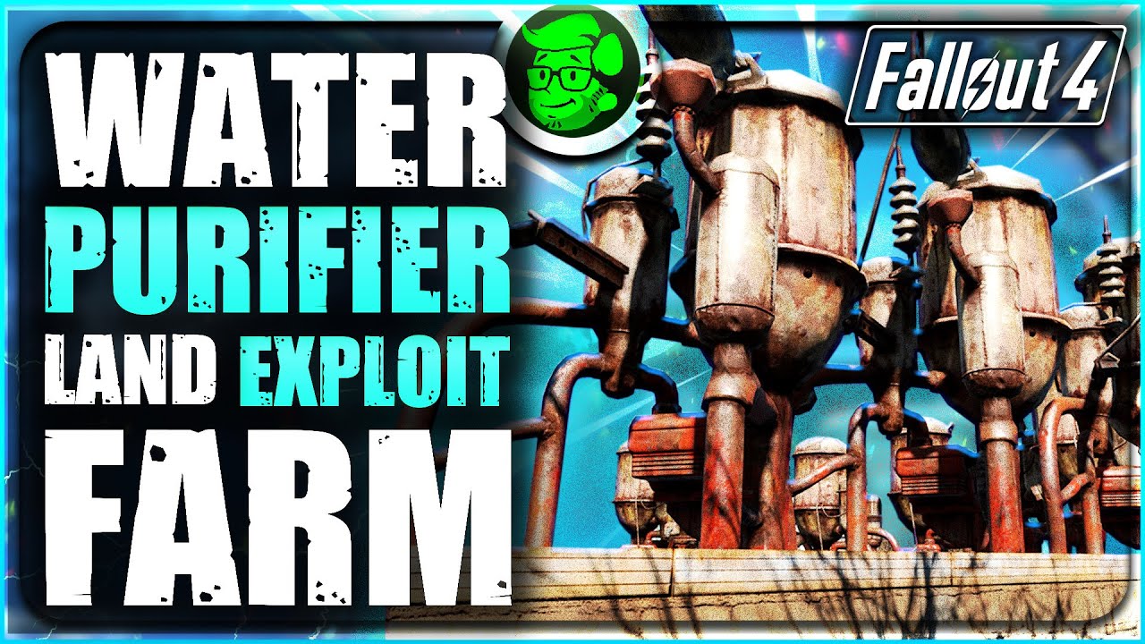 Land-Based Water Purifier EXPLOIT in Fallout 4!