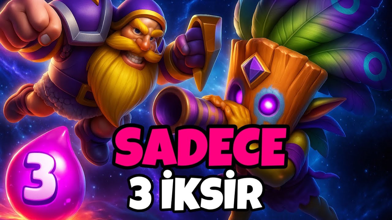 SADECE 3 İKSİRLİK KARTLARLA OYNADIM