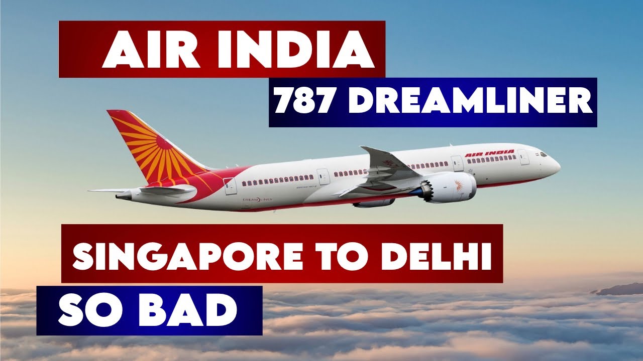 Filthy Air India B787 Dreamliner | Singapore to New Delhi