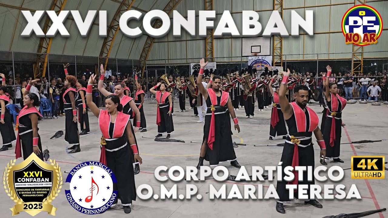 CONFABAN 2025 - CORPO ARTÍSTICO OMP MARIA TERESA  NO CONCURSO DE FANFARRAS E BANDAS DO GP