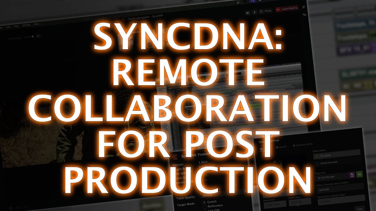 SyncDNA — система удаленного взаимодействия для проектов с видео 4K и иммерсивным звуком.