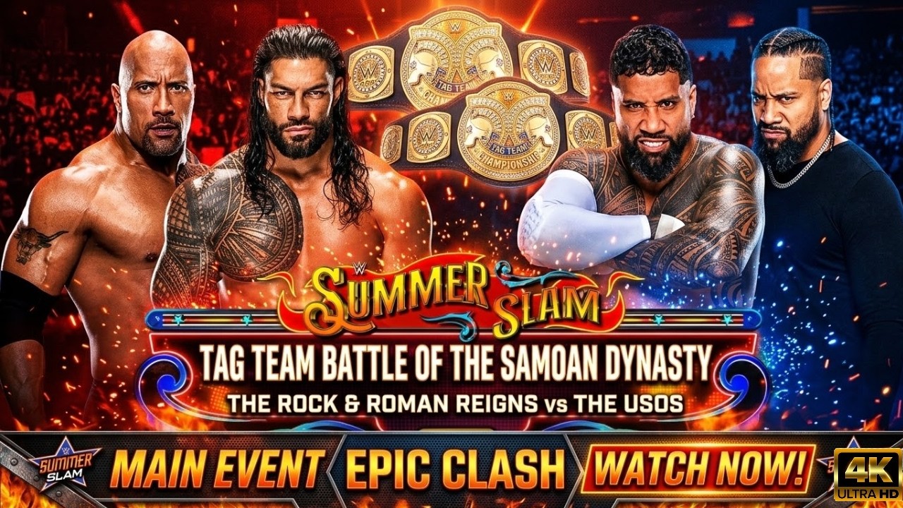 Roman Reigns and The Rock vs. Jimmy Uso and Jey Uso: Who Wins This Family War?