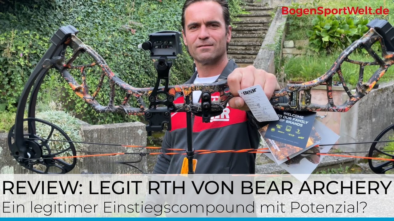 Compoundbogen für Einsteiger: Fred Bear Legit - Schnell & weit einstellen, schnell & weit schießen