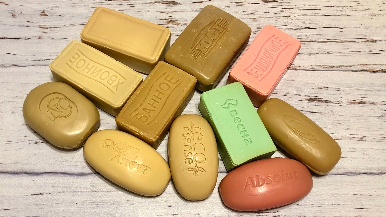 ASMR Soap/ cutting dry rancid soap/ резка прогорклого мыла