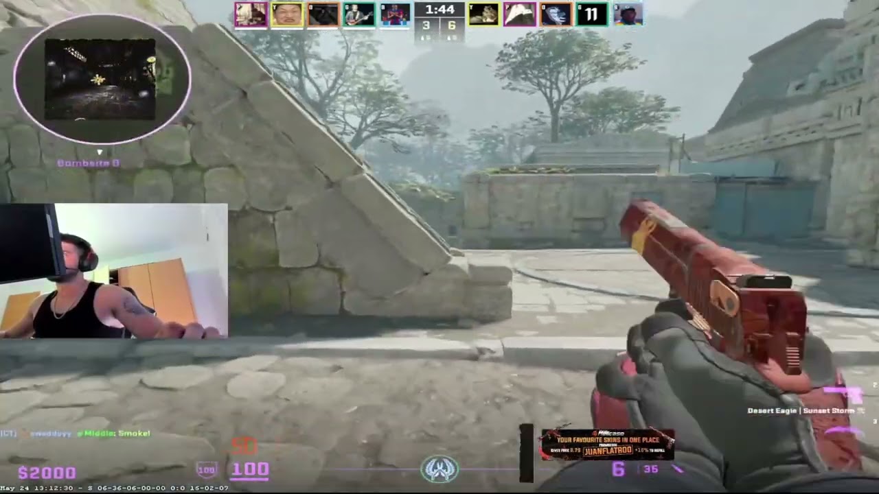 juanflatro carrying in faceit match ancient