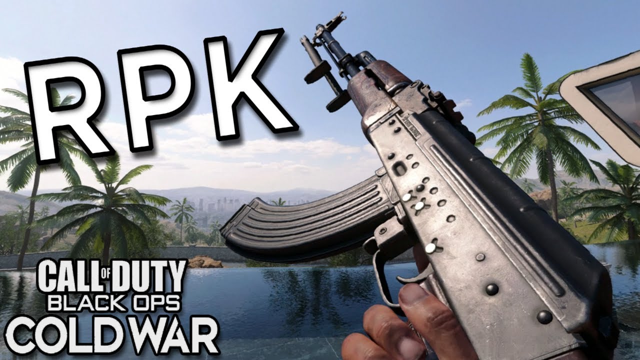 RPK on Call of Duty Black Ops Cold War PS5 Gameplay