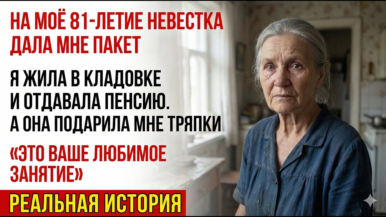 Знай своё место — сказала невестка и дала мне швабру. Через месяц она искала съёмное жильё ...
