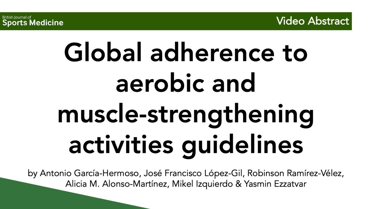 Global adherence to aerobic and muscle-strengthening activities guidelines