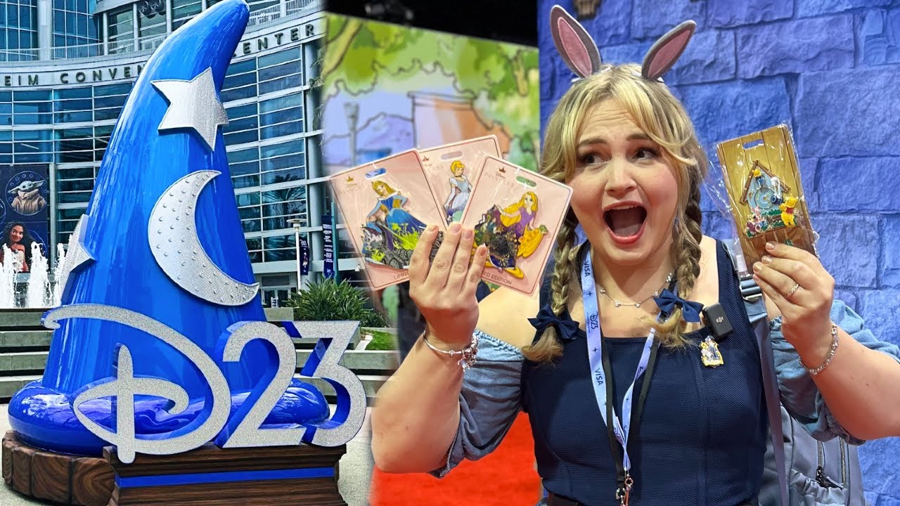 Наша первая выставка Disney D23 Expo | Невероятные релизы значков!!