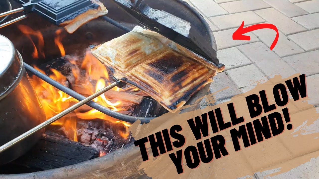 EASY CAMP COOKING | CHEESEBURGER JAFFLE | HOW to Make a Cheeseburger Jaffle! Chase The Weekend