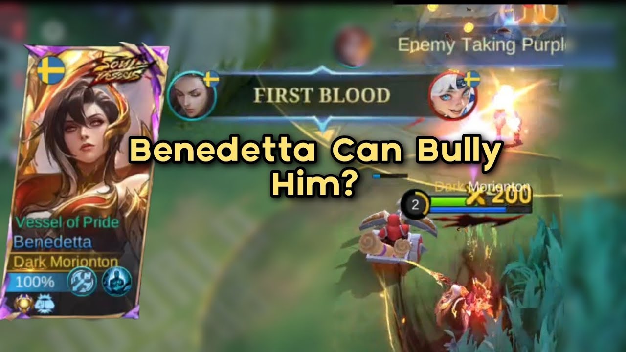 Benedetta Vs Sora Gameplay‼️Chill And Disciplined⁉️ EMBLEM #benedetta #mobilelegends #gameplay 