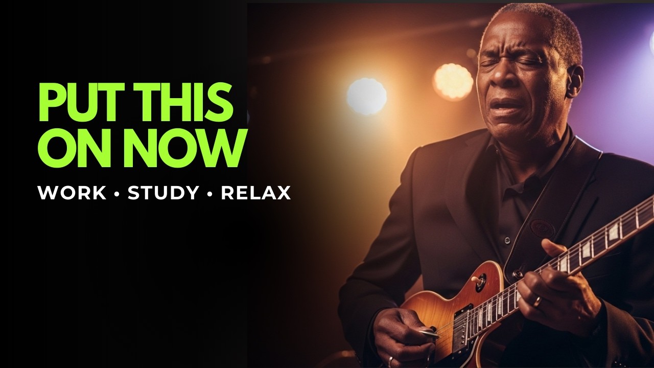 🎸B.B. King’s Inspired - Peaceful Smooth Blues 🎸 Instrumental Music for Studying