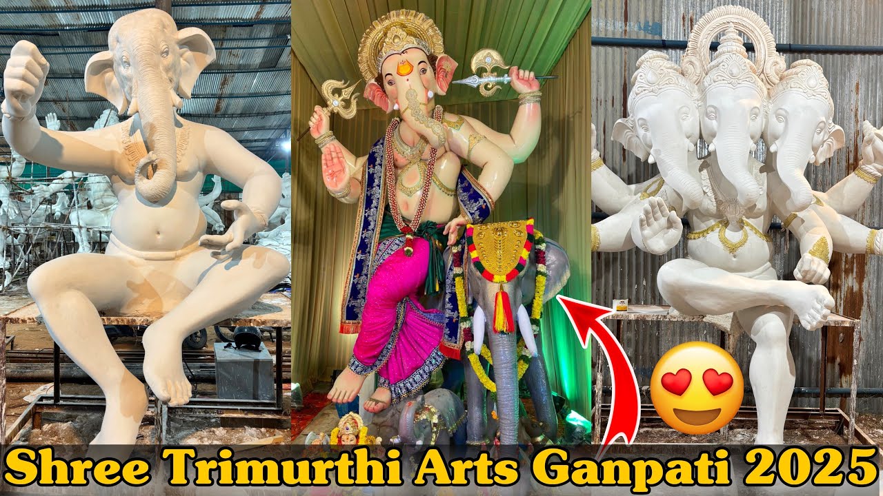 Shree Trimurthi Arts Ep3 | Mumbai Ganpati Making 2025 | Ganesh Making 2025 in Ghatkesar Hyderabad