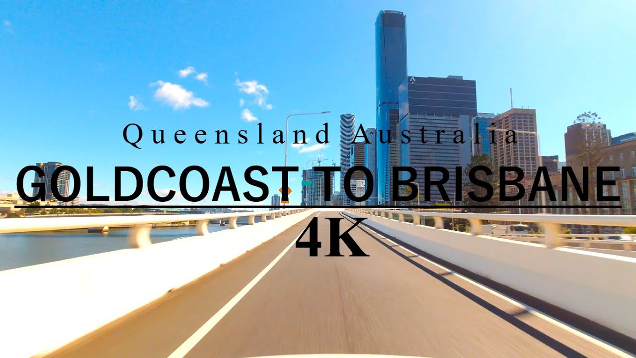 [4K] Queensland Australia Scenic Drive | Gold Coast to Brisbane via Pacific Motorway