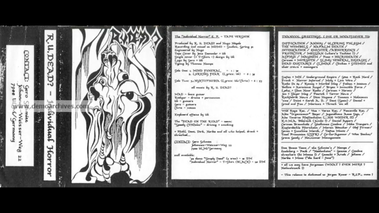 R.U. Dead? - Individual Horror [Full Demo - 1991]