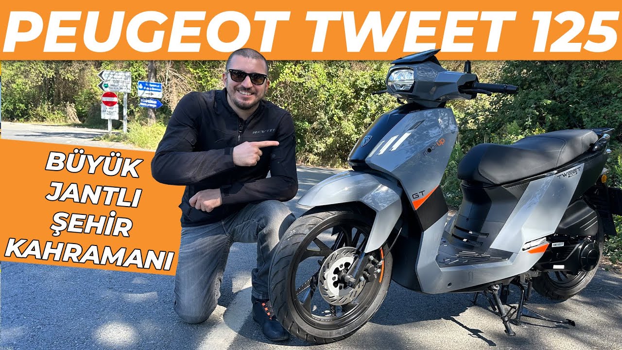 Peugeot Tweet 125 İnceleme | Büyük Jantlı Scooter Sevenlere!