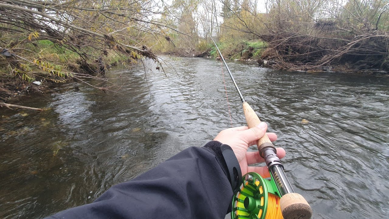 Wędkarstwo muchowe ...nowe tereny , nimfa  suchar #flyfishing #pasja #test #wędkarstwo