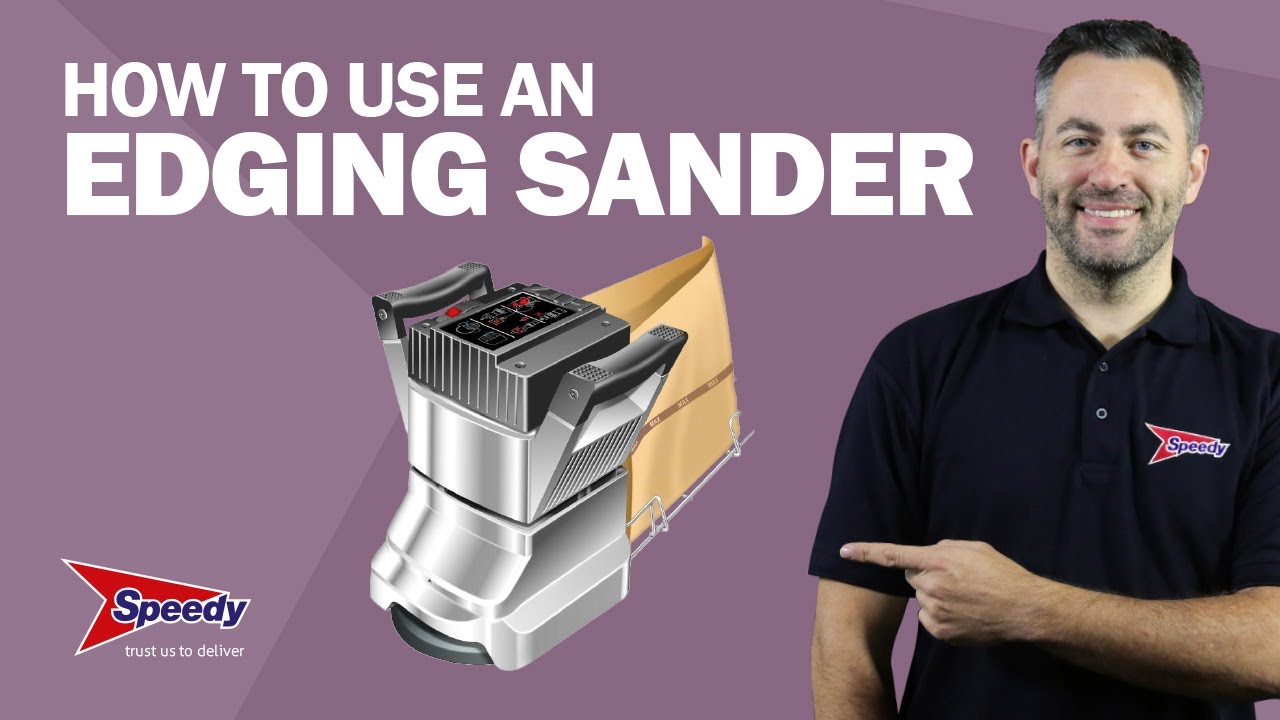 How to use an edging sander - correctly and safely