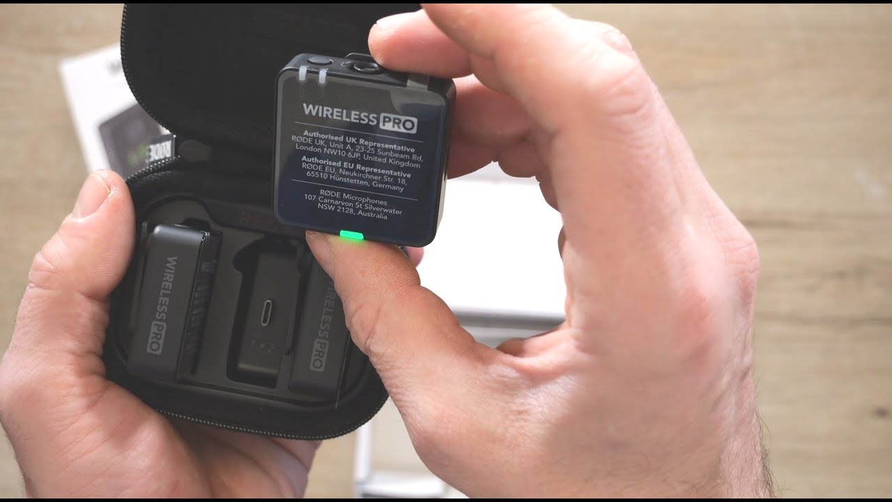 RODE WIRELESS PRO - compact wireless microphone system unboxing