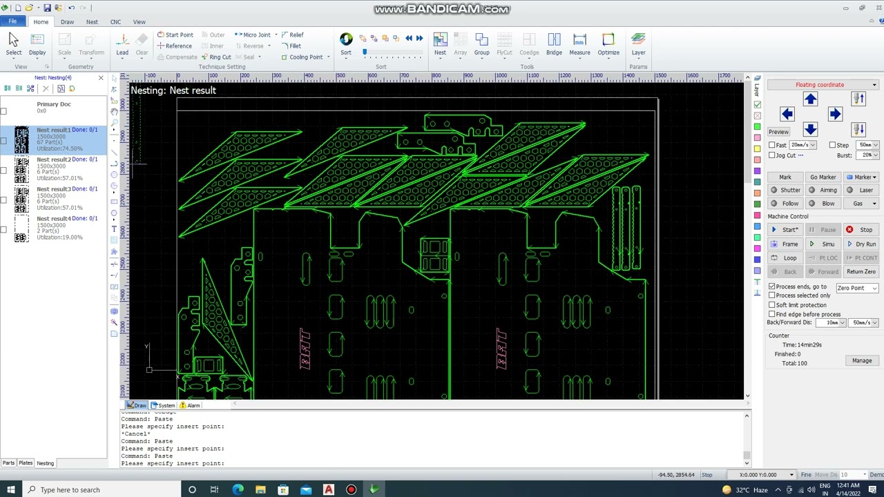 How to do Plate Nesting in Cypcut.