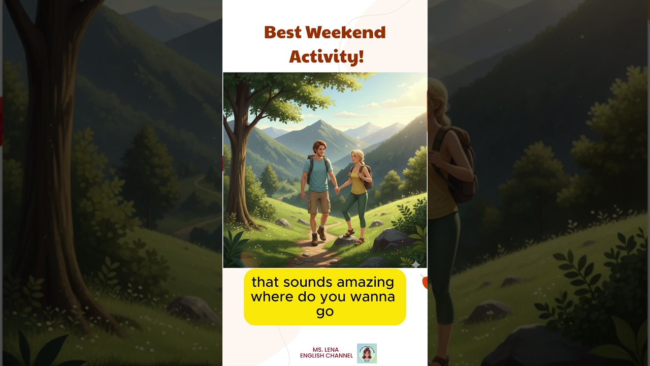 Hiking English Conversation A1–A2 | Easy Weekend Dialogue for Beginners