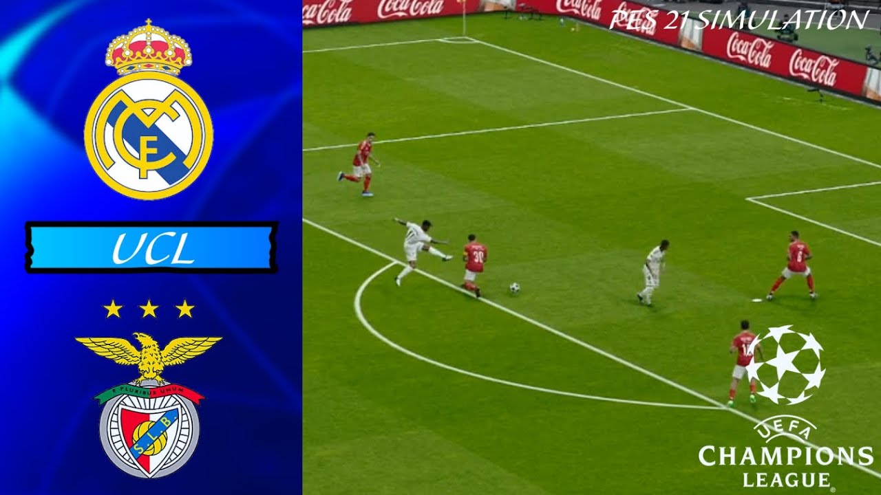 REAL MADRID vs BENFICA 😱 | UCL THRILLER | PES 2021 SIMULATION