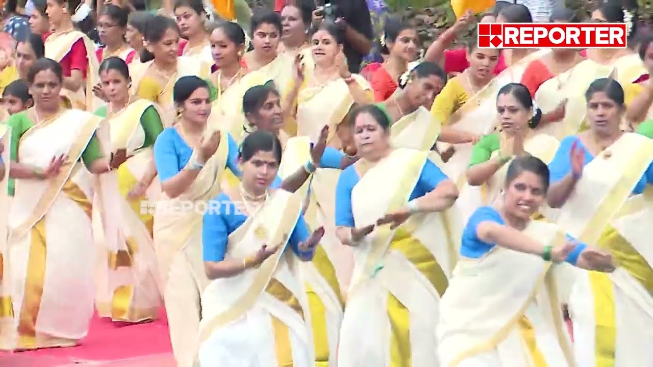 എന്റമ്മോ.. പൊളി പൊളീ.. പാലക്കാട് 1500ൽ അധികം വനിതകളുടെ മെഗാ തിരുവാതിര  | Palakkad