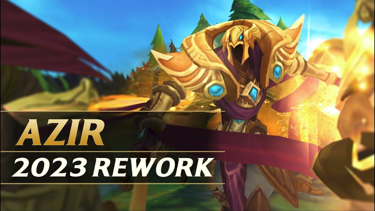 AZIR REWORK 2023 Gameplay Spotlight Guide - League of Legends