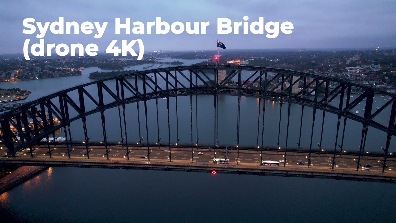 The Most Stunning Sydney Harbour Bridge 4K Aerial View