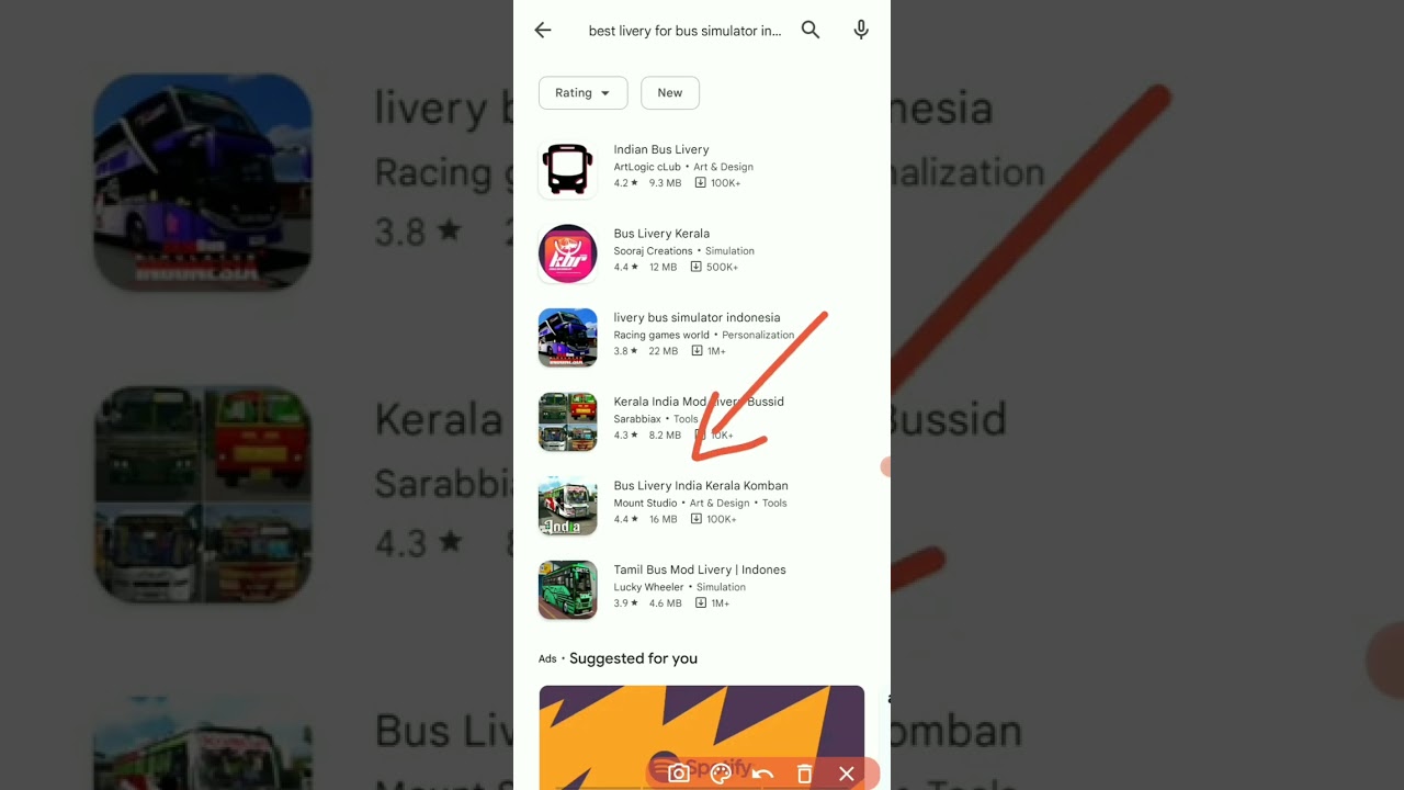 Best Bus Mod livery app in play store #liverybussid #shorts #bussidmods