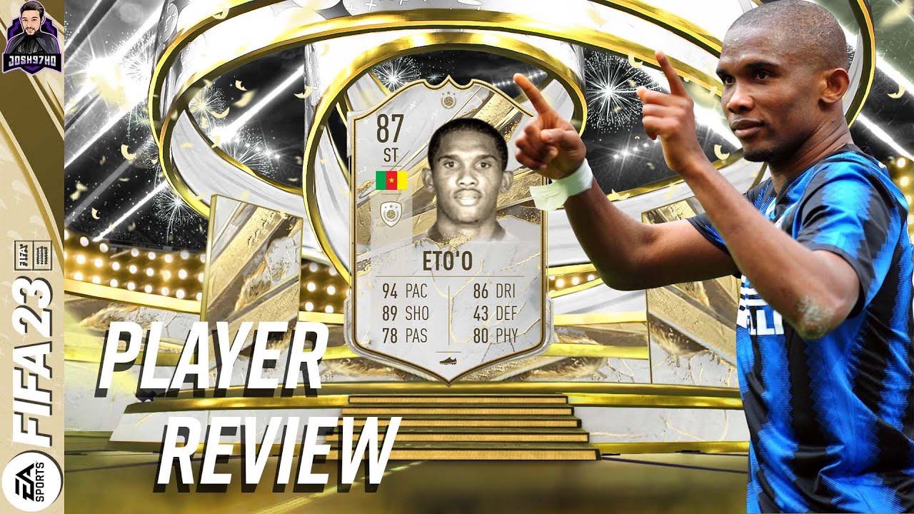 OMG! WHAT A BEAST! 87 BASE ICON SAMUAL ETO'O PLAYER REVIEW! FIFA 23 ULTIMATE TEAM