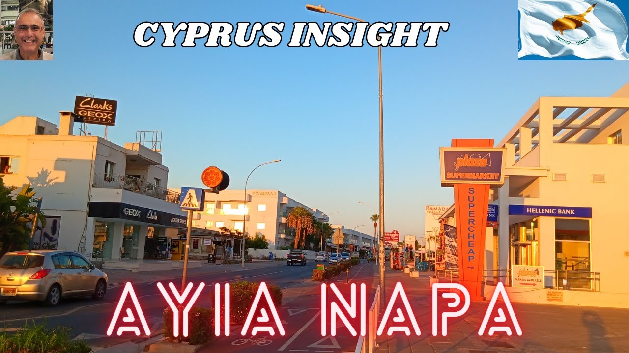Nissi Avenue, Ayia Napa Cyprus - July Stroll Along.