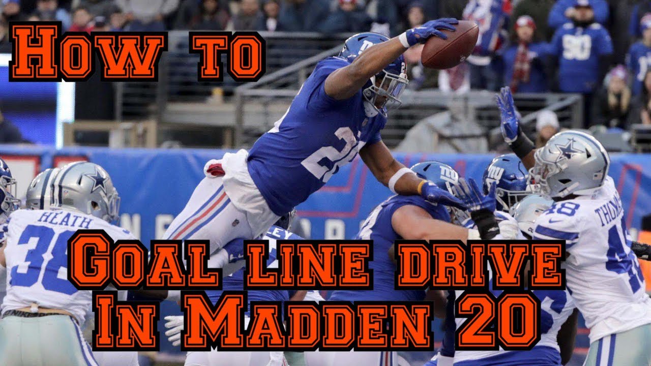 How to dive over the goal line in Madden 20