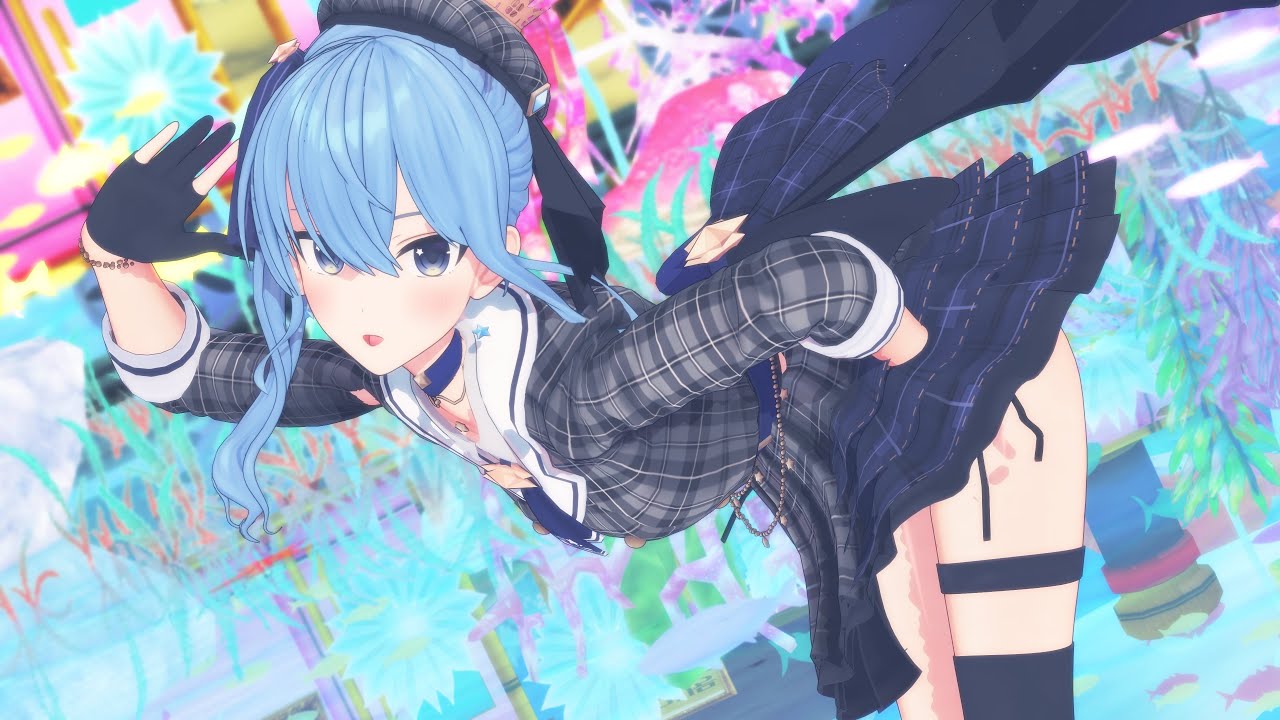 【ホロライブMMD】『DEEP BLUE TOWNへおいでよ』by 星街すいせい【4K】