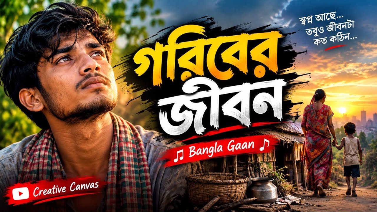 Goriber Jibon | Bangla Emotional Song 2026 | Bangla Koster Gaan | Viral Song | Bangla New Song |