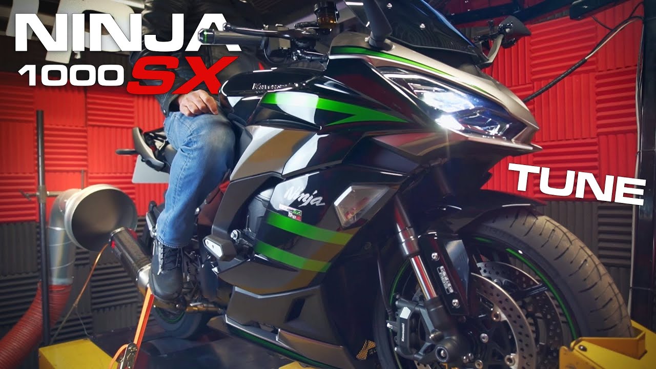 +7 л.с. на Kawasaki Ninja 1000 SX | Перепрограммирование ЭБУ BHP UK Custom