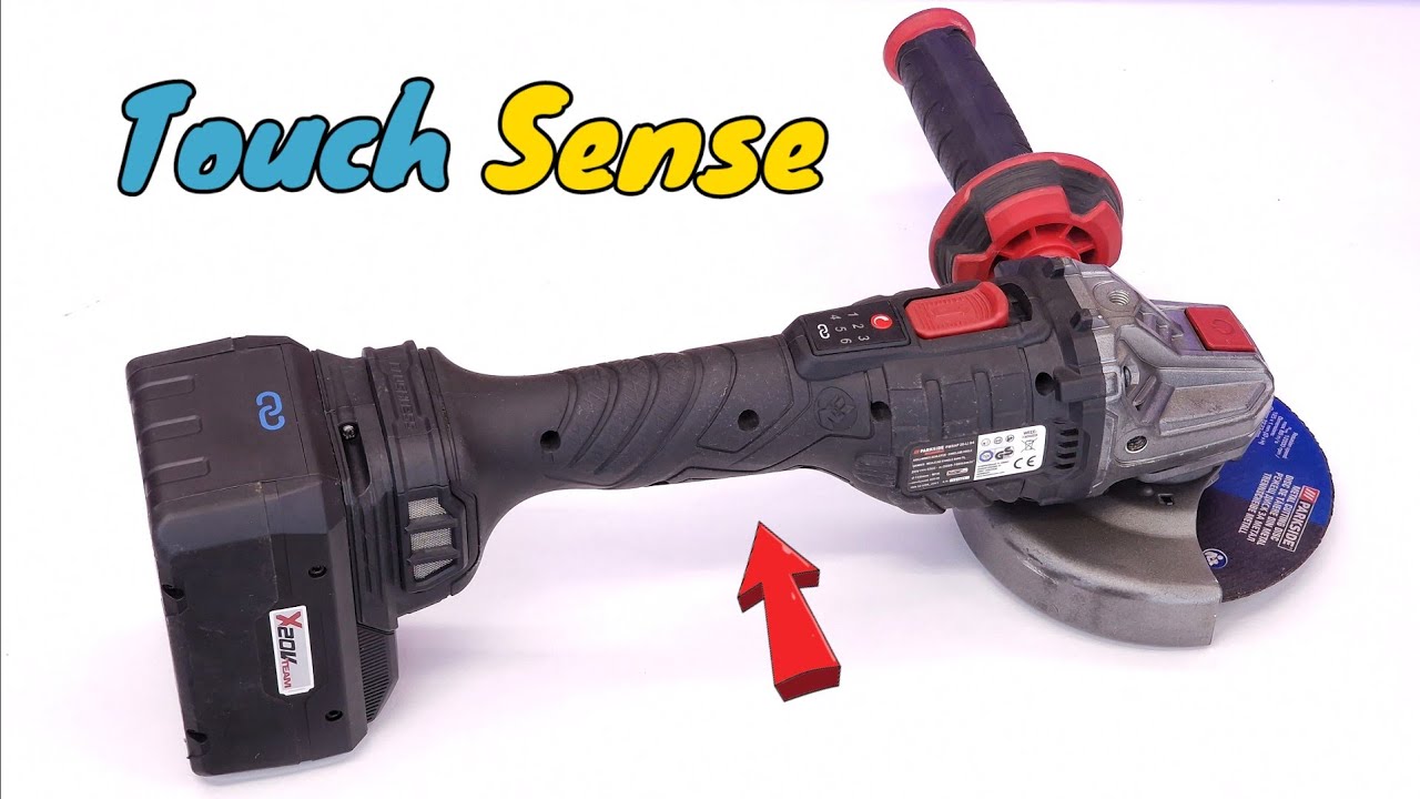PARKSIDE Angle Grinder with built-in Grip Sensor
