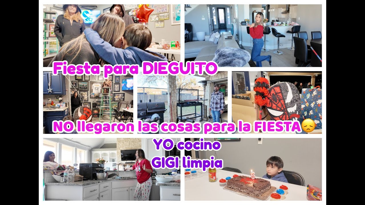 FIESTESITA FUGAZ para DIEGO + Pedi todo por AMAZON y no me llego a TIEMPO😢