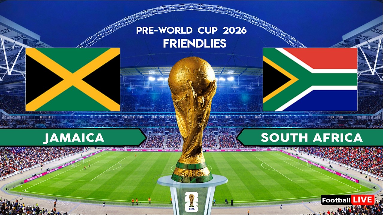 JAMAICA vs SOUTH AFRICA - Pre-World Cup 2026 Friendlies | Full Match All Goals | Simulation PES