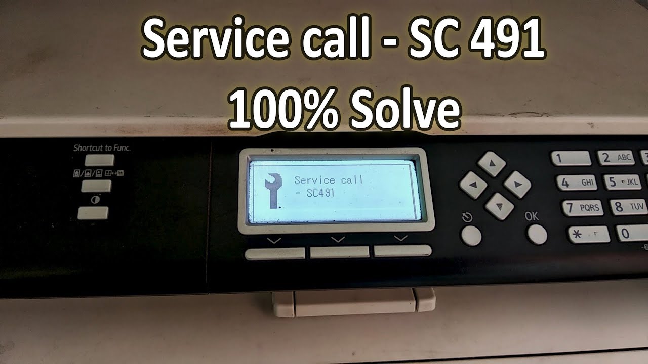 ricoh sp210 su service call sc491big problem