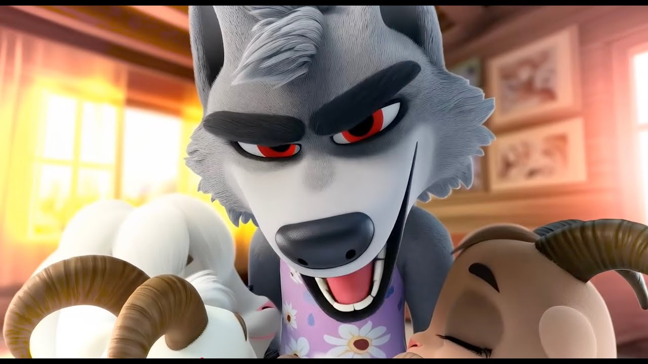 Le Loup et les Sept Chevreaux | Conte 3D | Dessin Animé avec @lesptitszamis