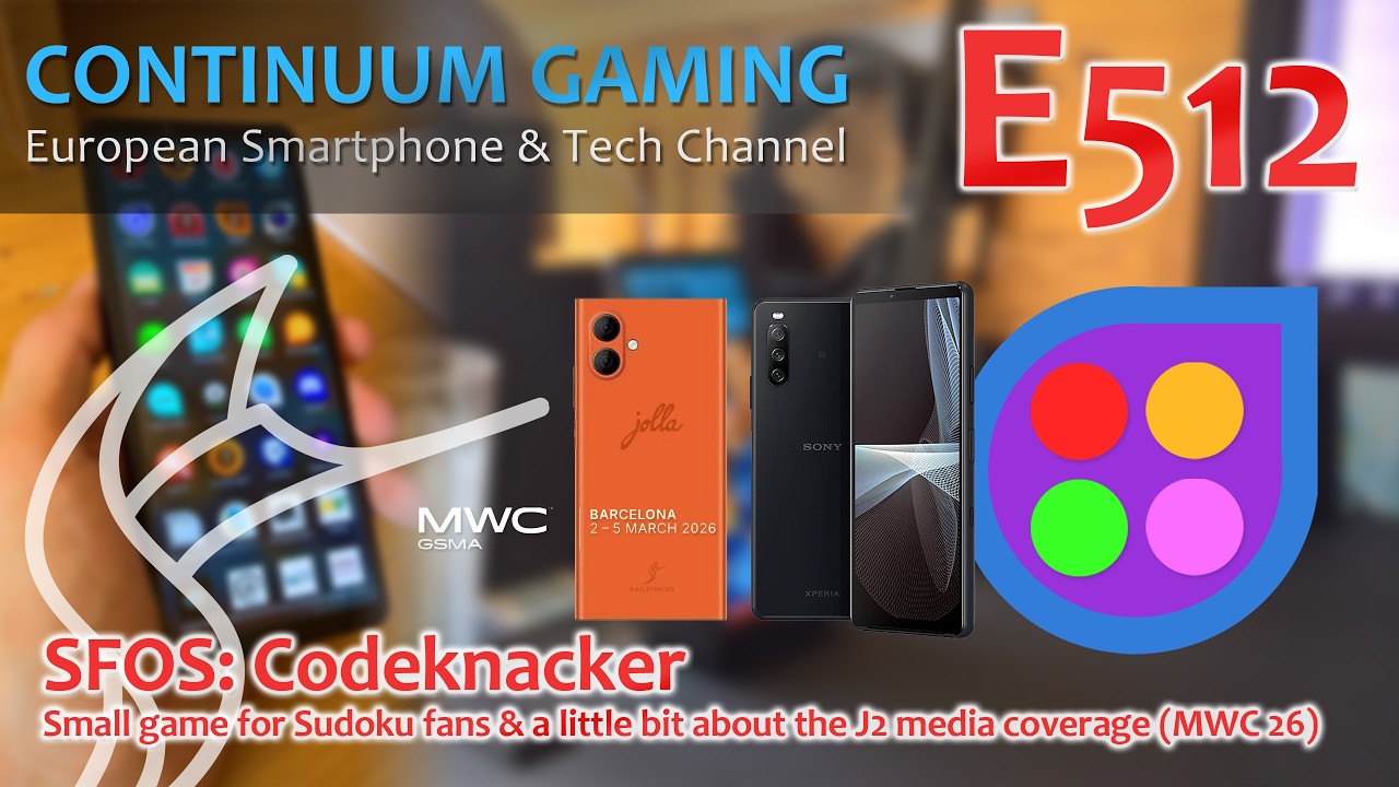 Code Breaker and Media coverage of the J2 (MWC 2026)! (Continuum Gaming E512)