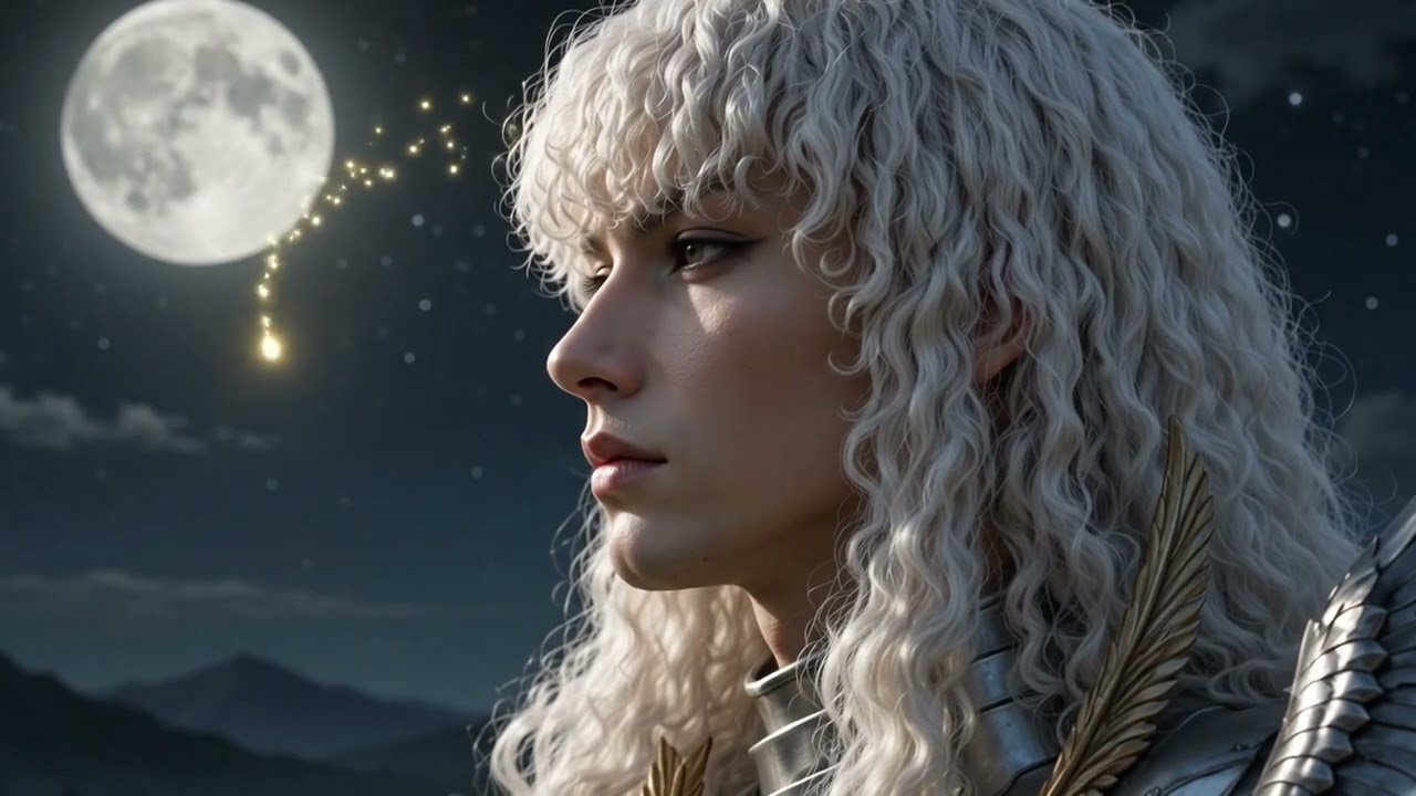 Griffith Post Tower of Conviction ai render based on Berserk Manga art